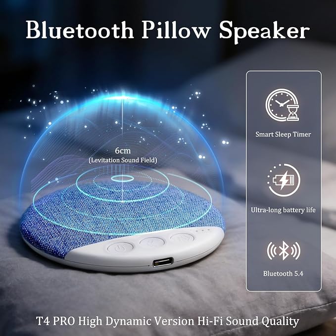 ✨HOT SELL 50% Off TODAY✨LIMITED OFFER✨ Bluetooth Pillow Speaker for Sleeping