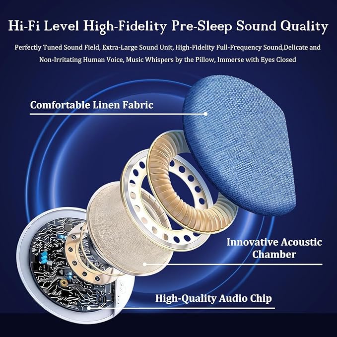 ✨HOT SELL 50% Off TODAY✨LIMITED OFFER✨ Bluetooth Pillow Speaker for Sleeping