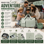 ✨HOT SELL 50% Off TODAY✨LIMITED OFFER🔥| TravelMate™ | Large Capacity Multi-Pocket Travel Bag