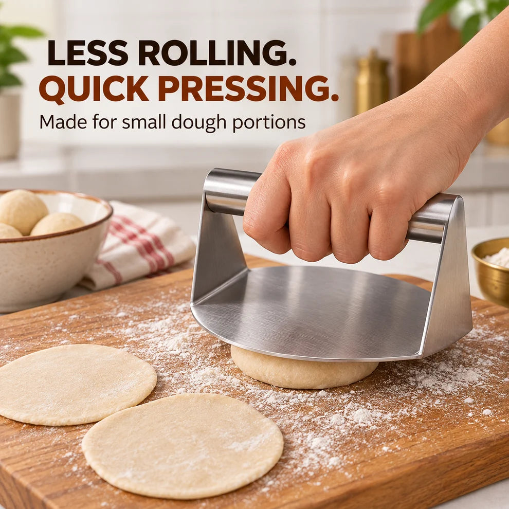 ✨HOT SELL 50% Off TODAY✨LIMITED OFFER✨ Stainless Steel Roti & Puri Dough Press
