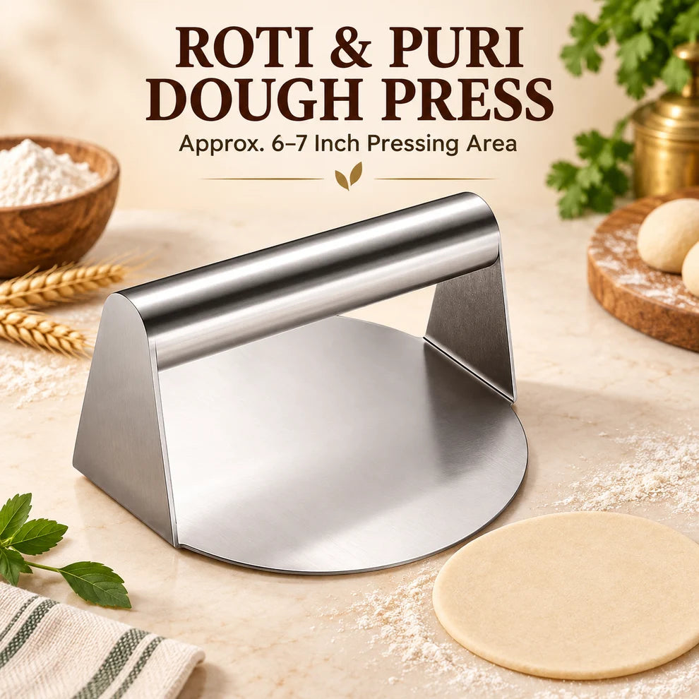 ✨HOT SELL 50% Off TODAY✨LIMITED OFFER✨ Stainless Steel Roti & Puri Dough Press