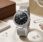 Michael Kors Darci Silver-Black WC 1070
